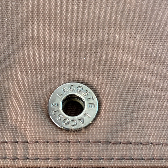 Vintage Lacoste New City Casual Brown/Tan messenger bag EUC 11.5" x 15.7" x 5” - Picture 7 of 12